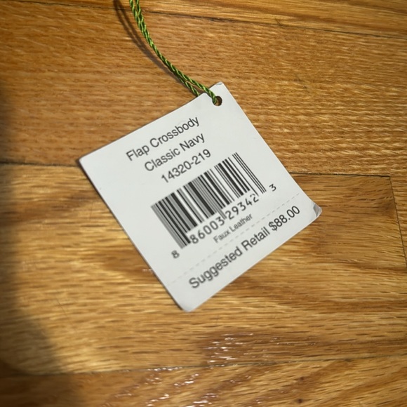 NWT Vera Bradley Women’s Blue Flap Crossbody Classic Navy Purse - Picture 10 of 10